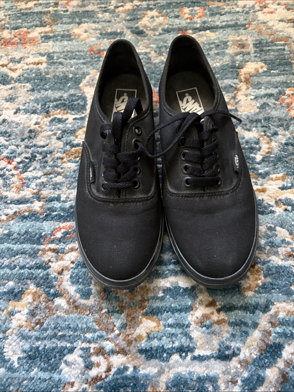 Vans Black Classic Low-Top Canvas Sneakers